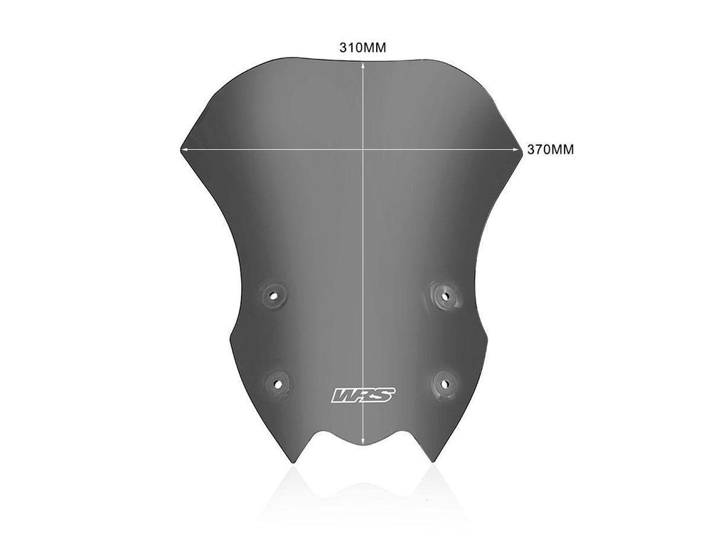 WRS Windscreen For Kawasaki Z 900 ABS 2020-2024 31 cm (12-1/4") - Dark Smoke