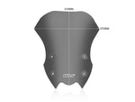 WRS Windscreen For Kawasaki Z 900 ABS 2020-2024 31 cm (12-1/4") - Dark Smoke