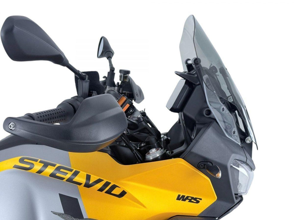 WRS Windscreen Touring W/ Radar Stelvio For Moto Guzzi STELVIO 1000 ABS 2024-2025 48 cm (18-7/8") - Smoke