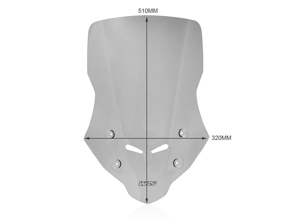 WRS Windscreen For Honda CB 750 ABS 2023-2024 51 cm (20") - Smoke