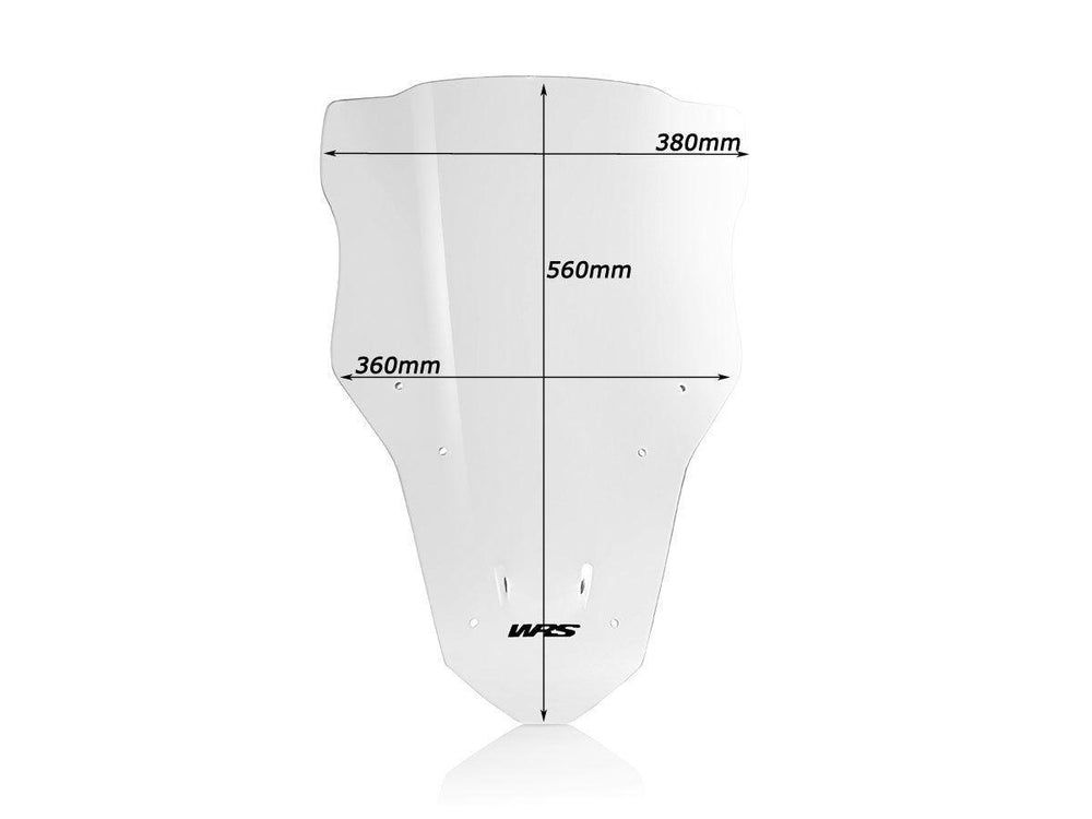 WRS Windscreen For Honda CRF1000L Africa Twin 2016-2019 - Clear