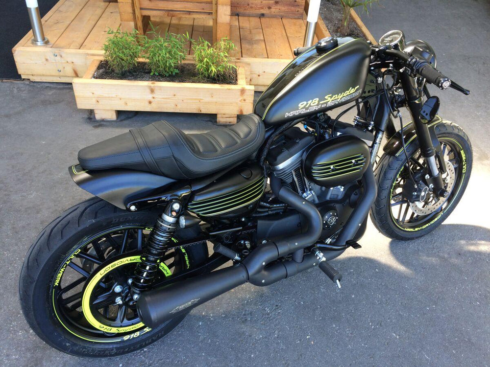 Cult Werk Rear Fender Original Style For Harley Davidson XL 1200 C 2004-2020 Rear - Raw