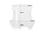 WRS Windscreen For BMW R 1150 GS 2002-2004 50 cm (19-3/4") - Clear