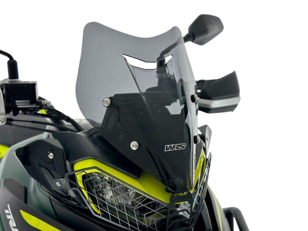 WRS Windscreen For Benelli TRK 702 ABS 2022-2024 - Dark Smoke