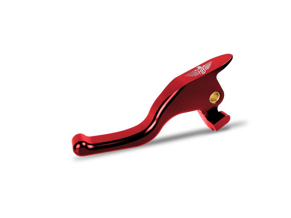 Heinz Bikes Performance 3 Finger Lever Set For Harley Davidson FLD 1690 2012-2013 - Red