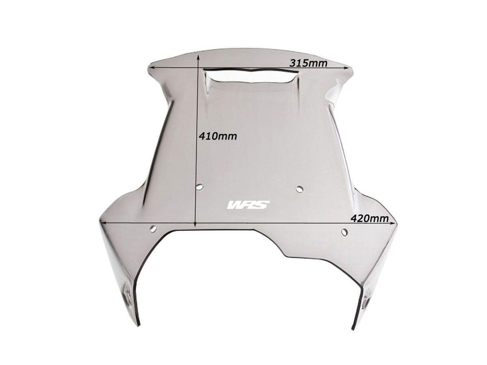 WRS Windscreen For BMW F 650 GS 2006-2012 41 cm (16-1/8") - Smoke