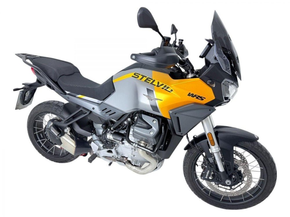 WRS Windscreen Touring Stelvio For Moto Guzzi STELVIO 1000 ABS 2024-2025 48 cm (18-7/8") - Dark Smoke