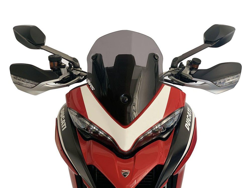 WRS Windscreen For Ducati MultiStrada 1200 ABS 2015-2017 38 cm (15") - Dark Smoke