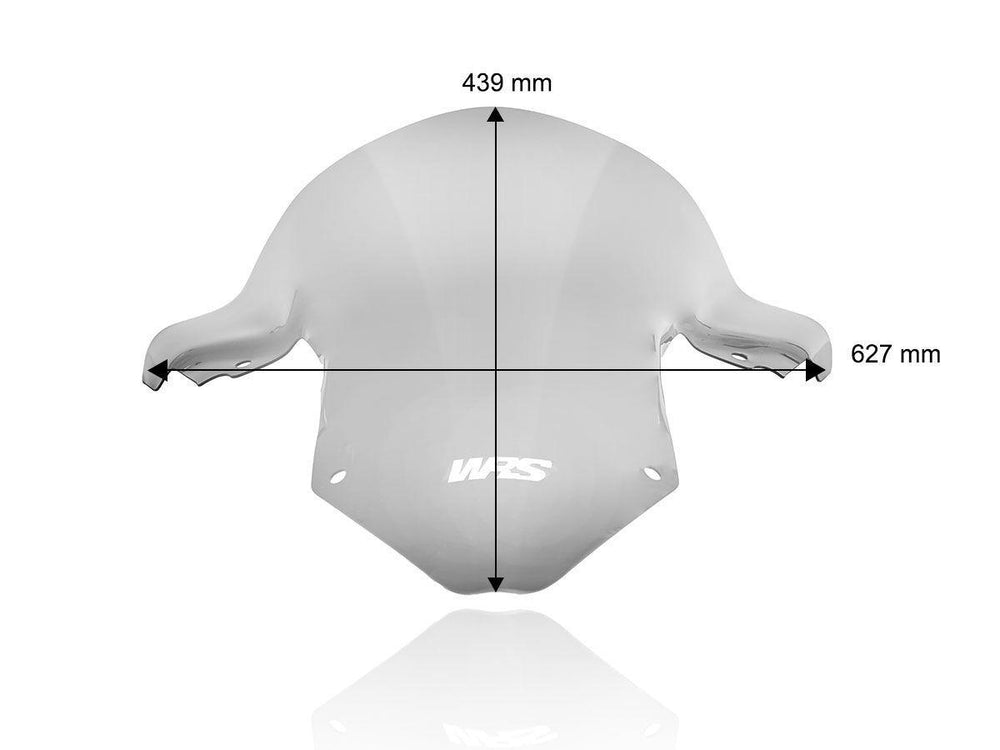 WRS Windscreen For BMW M 1000 RR ABS 2019-2024 43.9 cm (17.3") - Smoke