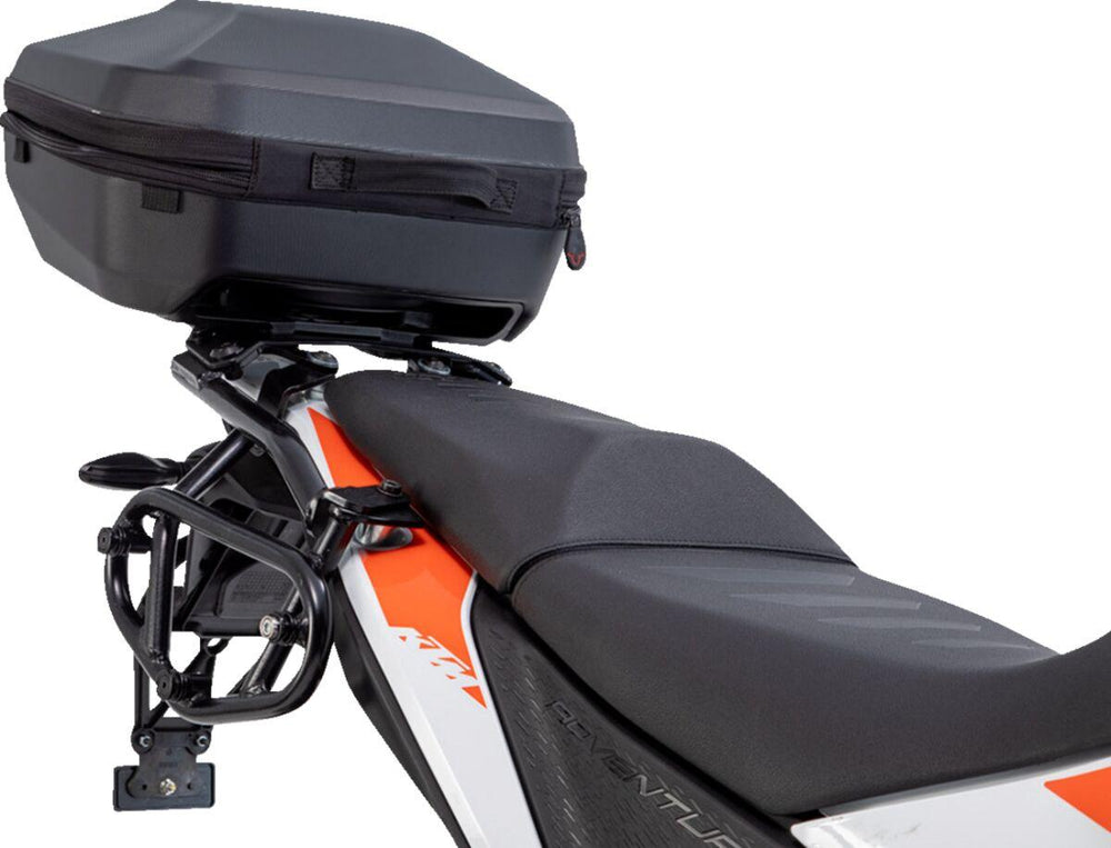 SW Motech Street Luggage Rack For KTM Adventure 390 2020-2024 - Black Powder-Coated