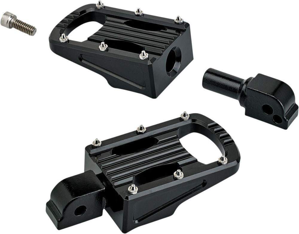 Biltwell Punisher Footpegs For Harley Davidson FLDE 1750 2018-2020 - Black
