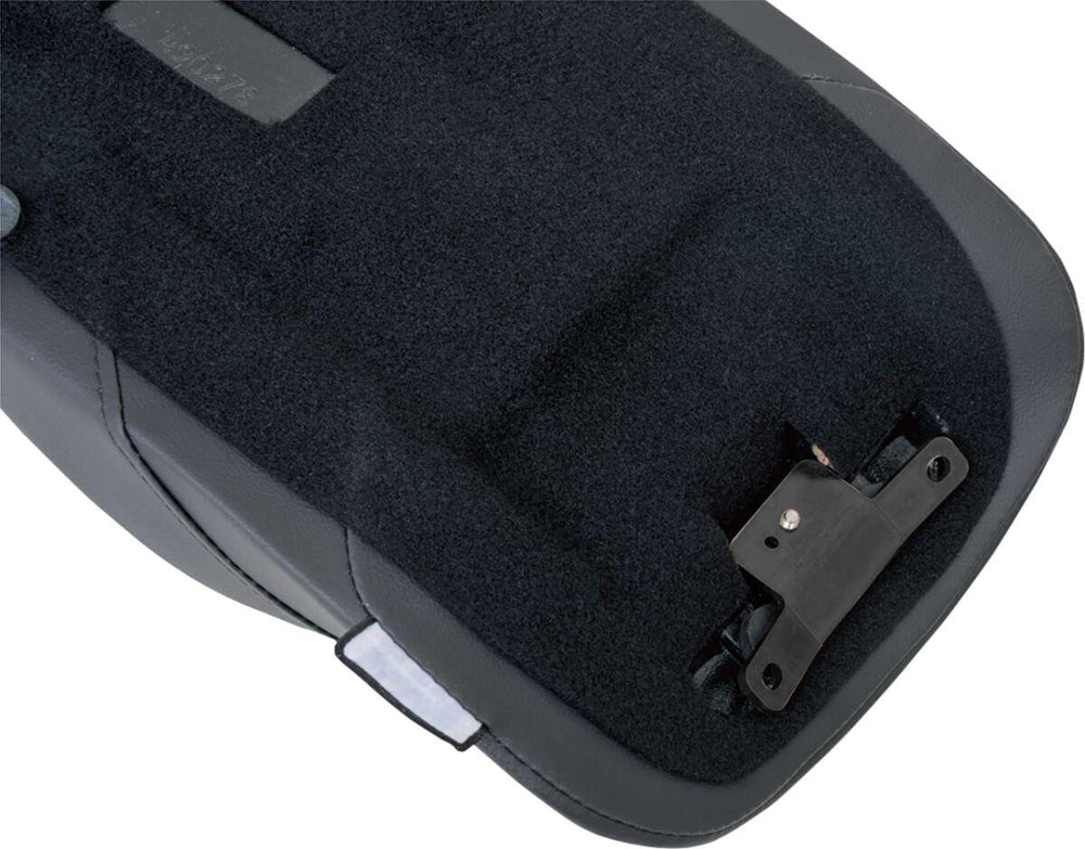 Drag Specialties Backrest Compatible Solo Seat For Harley Davidson FXR 1340 1986-1994 Smooth - Black