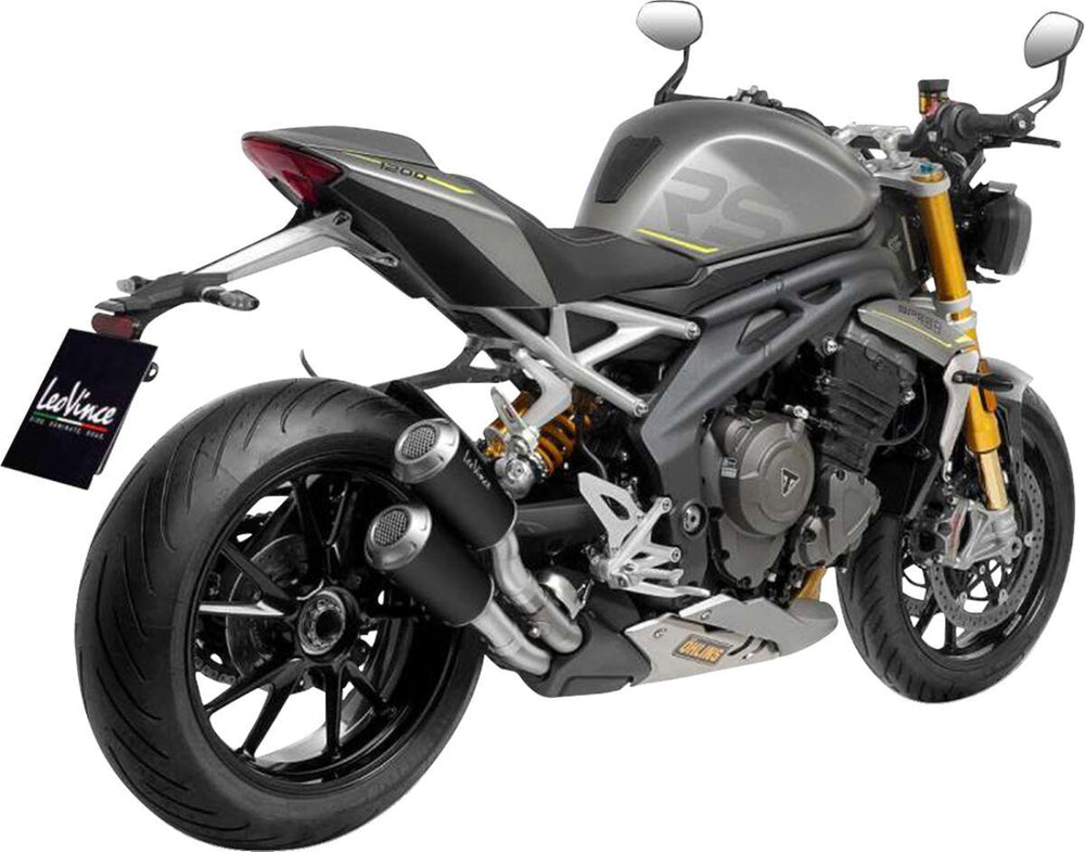 LeoVince LV-10 Silencer For Triumph Speed Triple 1200 RR 2022-2024 - Black