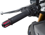 Daytona "Scratch" Handlebar Ends - Black Red