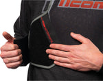 Icon Field Armor Softcore Vest - Black/Grey/Red