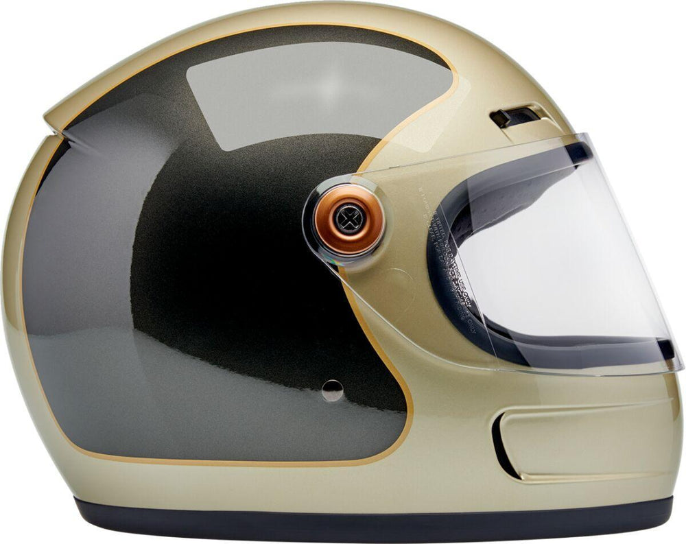Biltwell Gringo SV Helmet - Champagne/Charcoal/Metallic