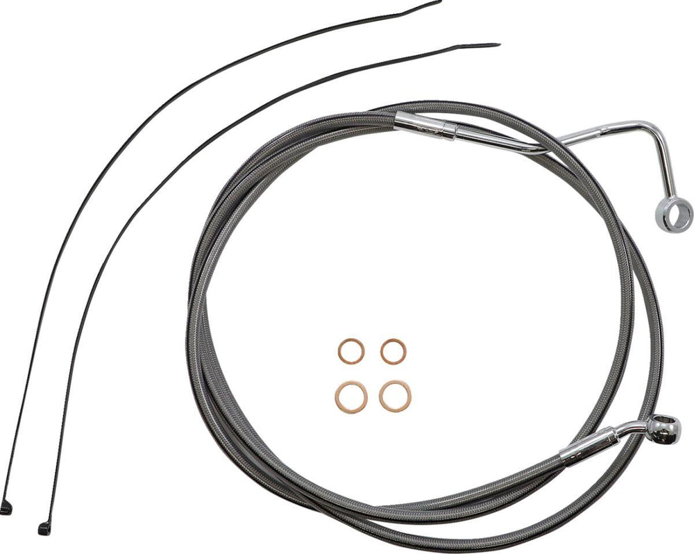 Magnum Shielding XR Handlebar Cable Install Kit For Harley Davidson FLHR 1750 2021-2022 38 - 43cm (15" - 17") - Chrome Clear-Coated