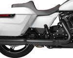 Drag Specialties Predator III Seat For Harley Davidson FLHX 1923 ABS 2024-2026 Double Diamond - Black/Red