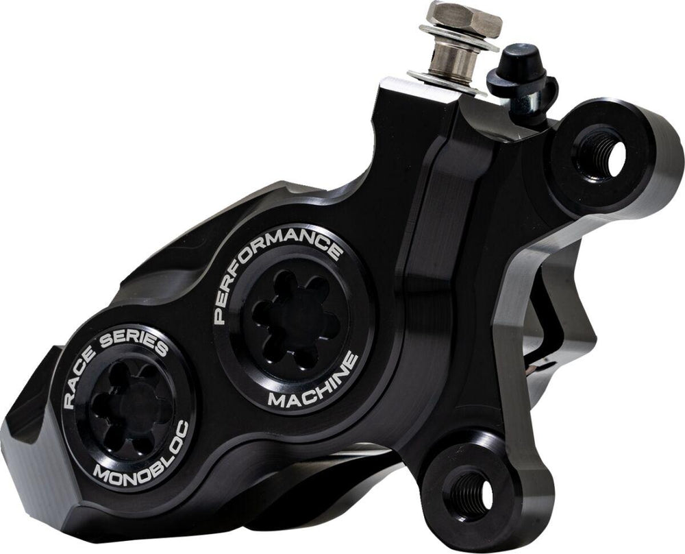 Performance Machine Race Series Monobloc Caliper For Harley Davidson FLDE 1750 ABS 2018-2020 Right - Black