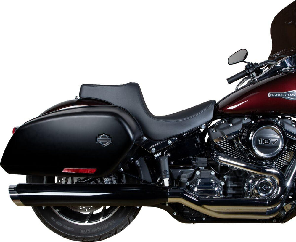 Drag Specialties Predator III Seat For Harley Davidson FLSB 1750 2018-2021 Smooth - Black