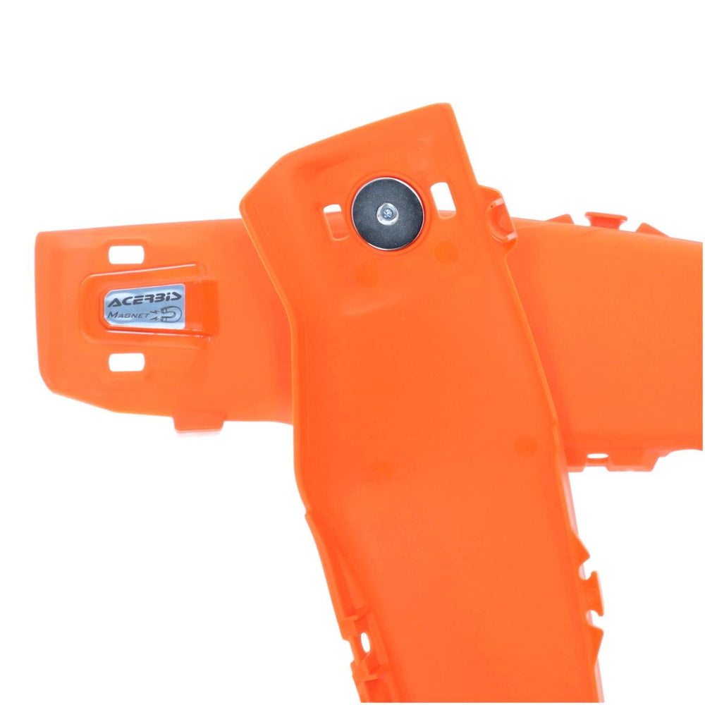 Acerbis Tekmagnet Swing Arm Protectors For KTM EXC 150 250 300 & EXC-F 250 350 450 500 2025 - Orange
