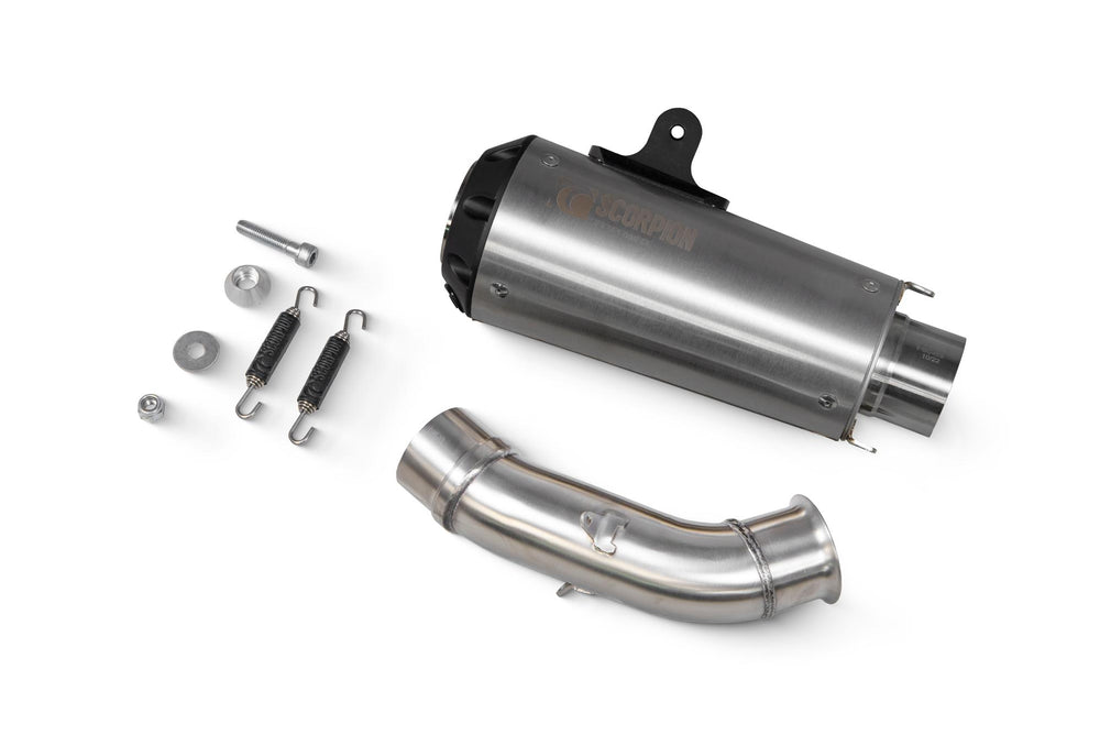 Scorpion Red Power Slip-On Stainless Steel For KTM Duke 390 2017-2020