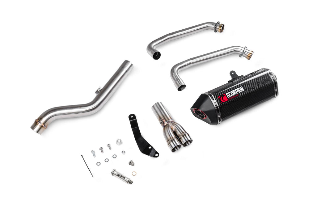 Scorpion Serket Parallel Full System Carbon Fibre For Suzuki GSX-8S 2023-2025