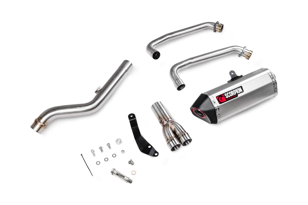 Scorpion Serket Parallel Full System Stainless Steel For Suzuki GSX-8S 2023-2025