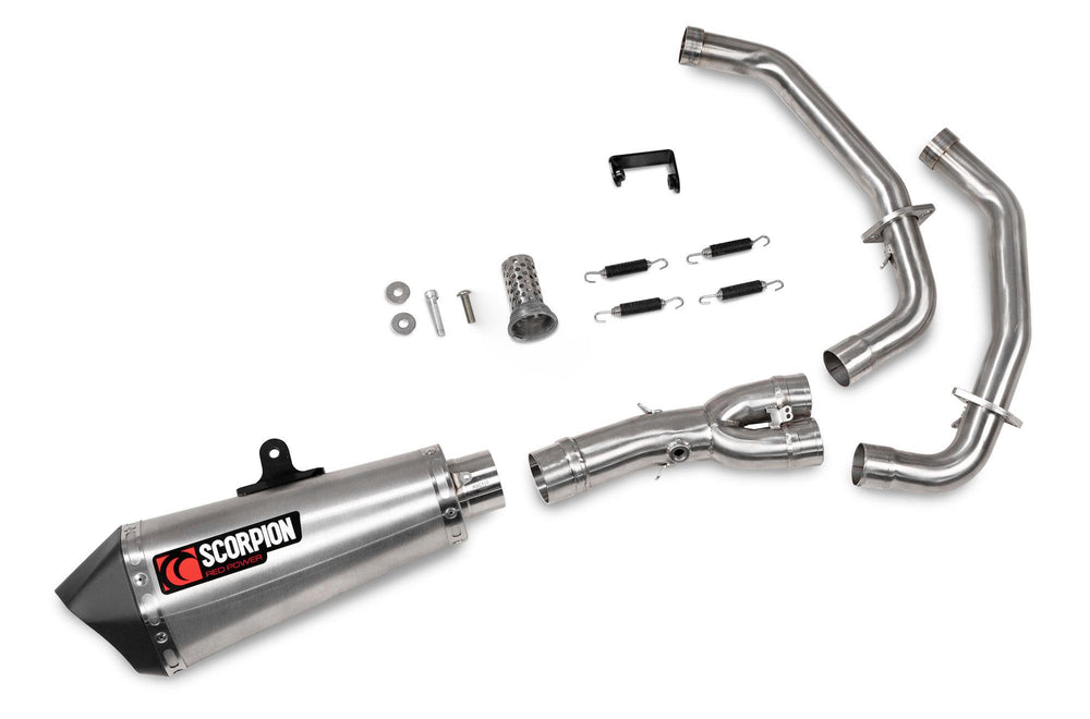 Scorpion Serket Taper Full System Stainless Steel For Yamaha MT-07 2022-2024