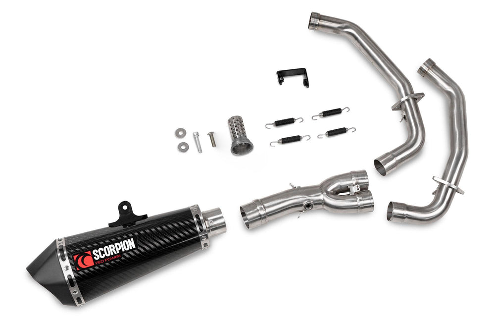 Scorpion Serket Taper Full System Carbon Fibre For Yamaha XSR 700 2021-2023