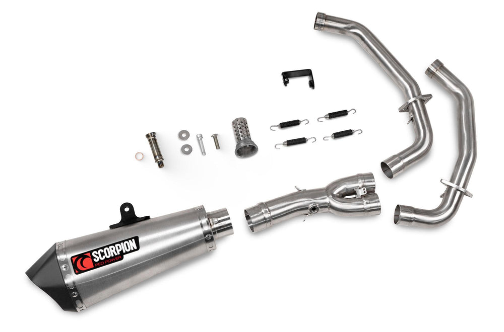 Scorpion Serket Taper Full System Stainless Steel For Yamaha MT-07 Euro 5+ 2024-2025
