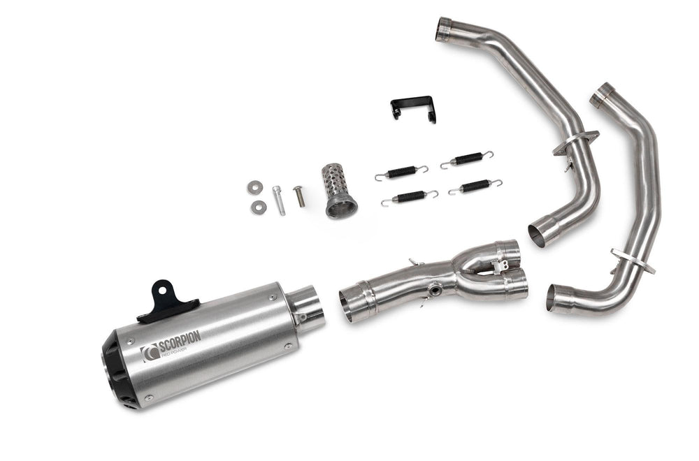 Scorpion Red Power Full System Stainless Steel For Yamaha Tracer 7 2020-2024