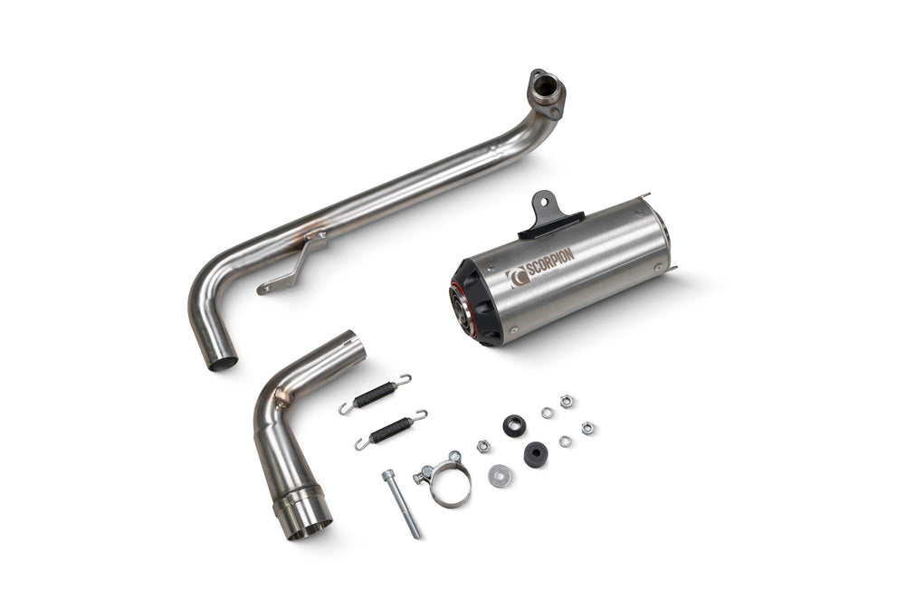 Scorpion Red Power Full System Stainless Steel For Honda MSX 125 2021-2023