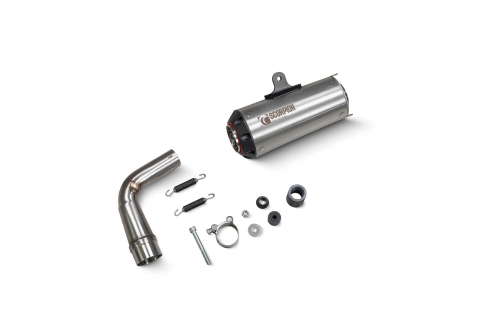 Scorpion Red Power Slip-On Stainless Steel For Honda MSX 125 2021-2025