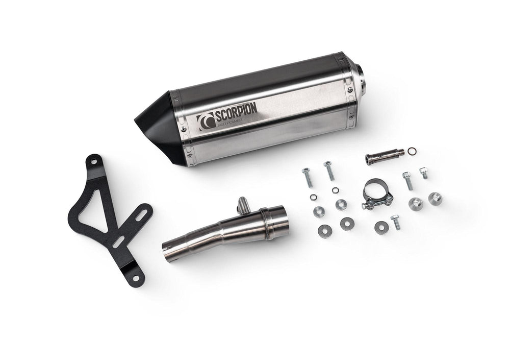 Scorpion Serket Parallel Slip-On Stainless Steel For Vespa GTS 310 2024-2025