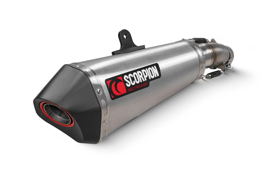 Scorpion Serket Taper Slip-On Stainless Steel For Kawasaki Ninja 500 2024-2025