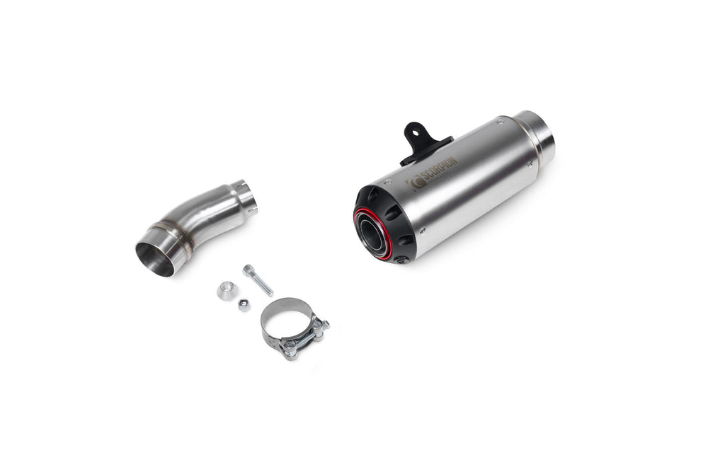 Scorpion Red Power Slip-On Titanium For Kawasaki Ninja ZX-10R 2021-2025
