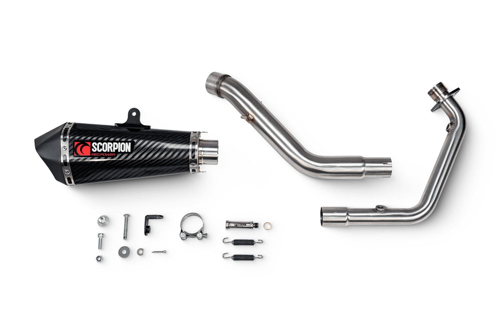 Scorpion Serket Taper Full System Carbon Fibre For Honda CB 125 R 2024-2025