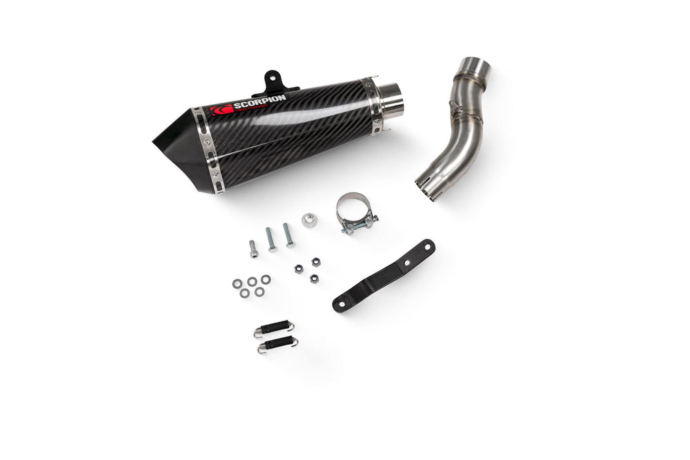 Scorpion Serket Taper Slip-On Carbon Fibre For CFMOTO 650 MT 2022-2025