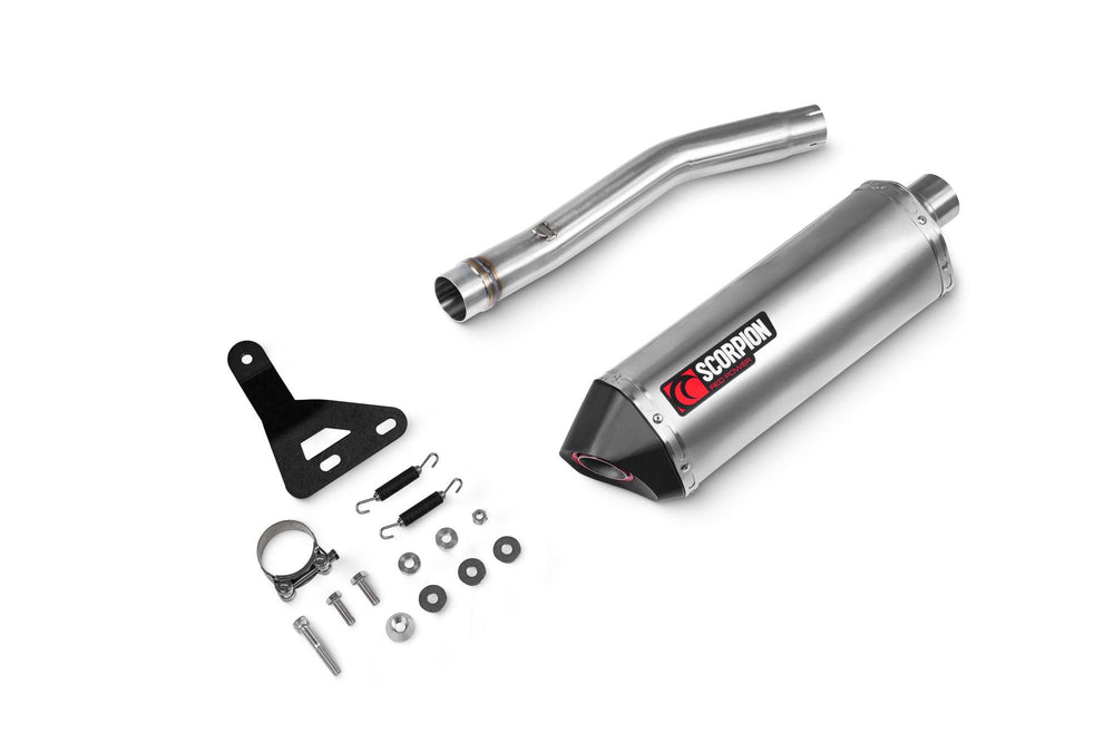 Scorpion Serket Parallel Slip-On Titanium Fits with panniers For Triumph Tiger 900 2024-2025