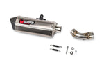Scorpion Serket Parallel Slip-On  Titanium For KTM 990 Duke 2024-2025