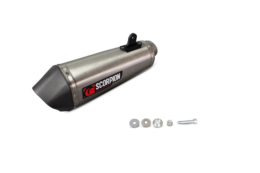 Scorpion Serket Parallel Full System Stainless Steel For Royal Alloy GT125 2017-2021