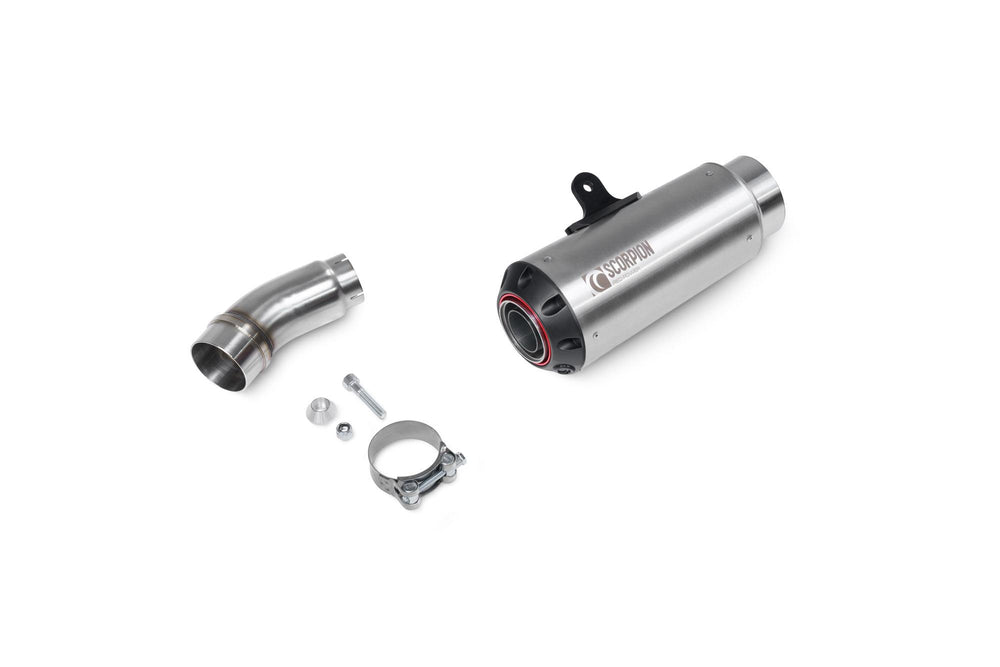 Scorpion Red Power Slip-On Stainless Steel For Kawasaki Ninja ZX-10R 2021-2025