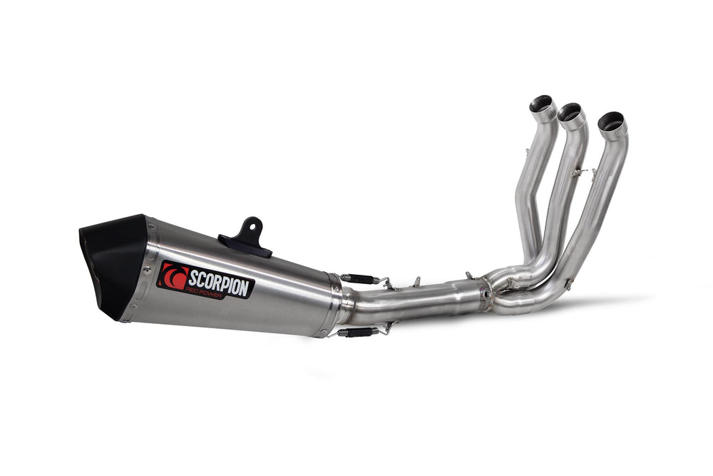 Scorpion Serket Taper Full System Stainless Steel For Triumph Tiger Sport 660 2022-2024