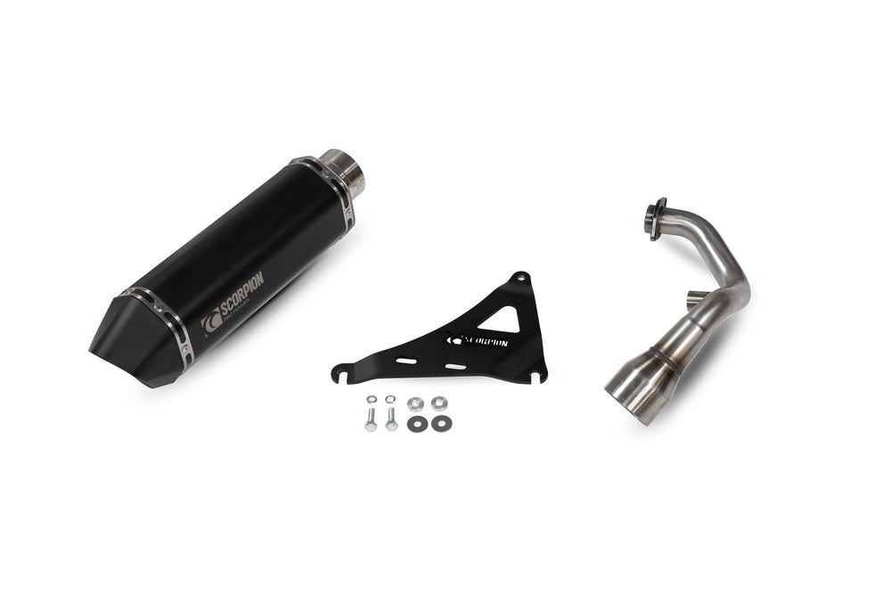Scorpion Serket Parallel Full System Black Ceramic For Royal Alloy GP300 LC 2019-2024