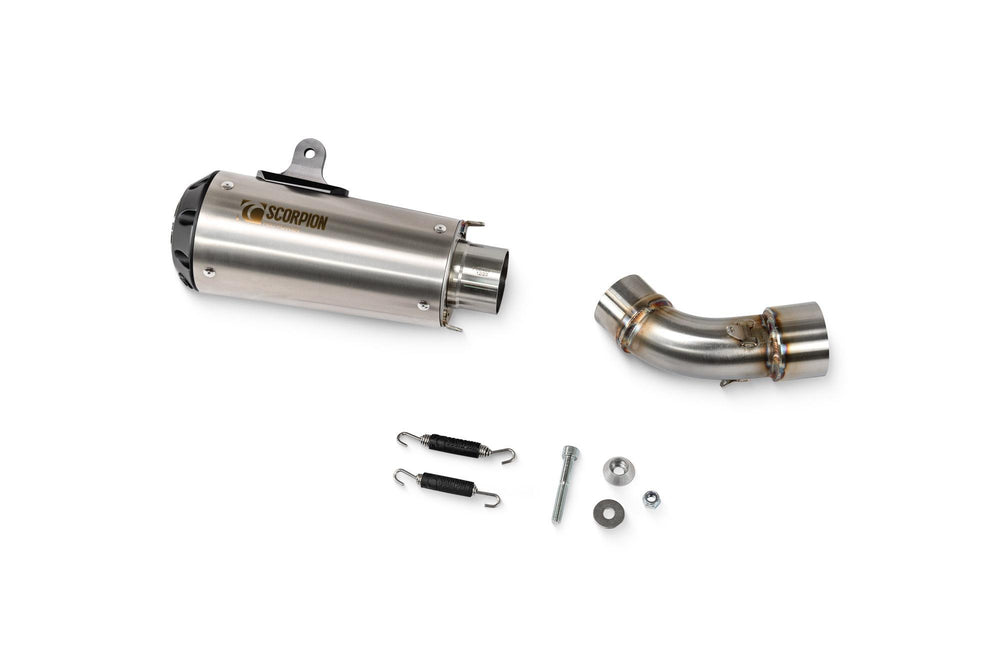 Scorpion Red Power Slip-On  Titanium For KTM 990 Duke 2024-2025