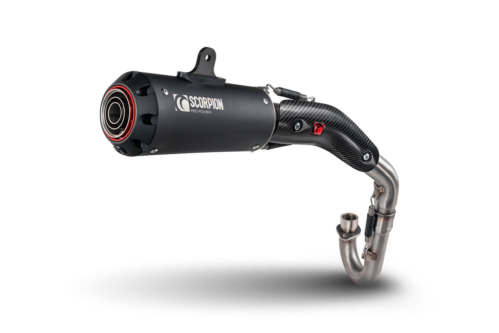 Scorpion Red Power Full System Black Ceramic For Honda Monkey 2025-2025