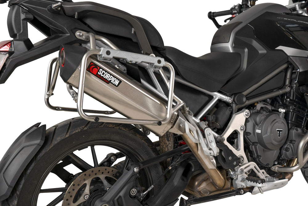 Scorpion Serket Parallel Slip-On Stainless Steel For Triumph Tiger 1200 2022-2025