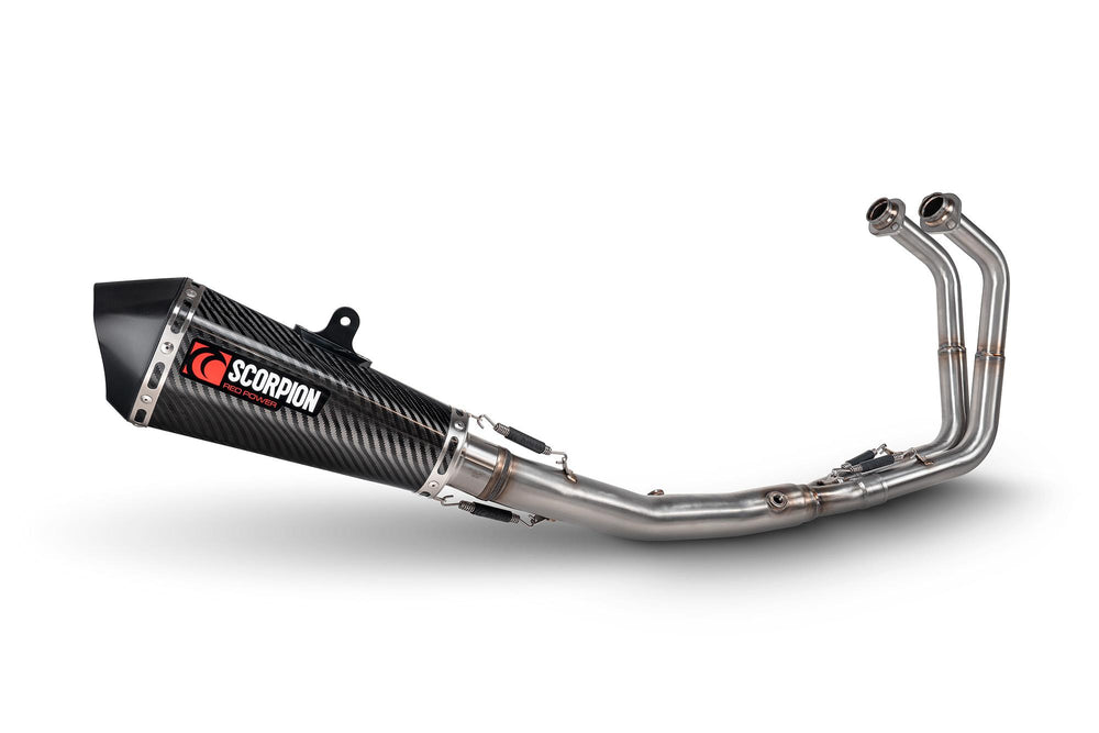 Scorpion Serket Taper Race System Carbon Fibre For Kawasaki Ninja 500 2024-2025