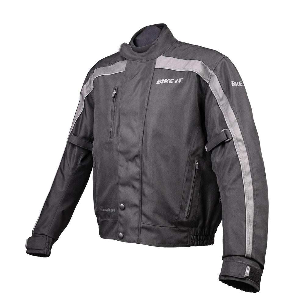 Bike It  Herm Textile Waterproof Motorcycle Bomber Casual Jacket